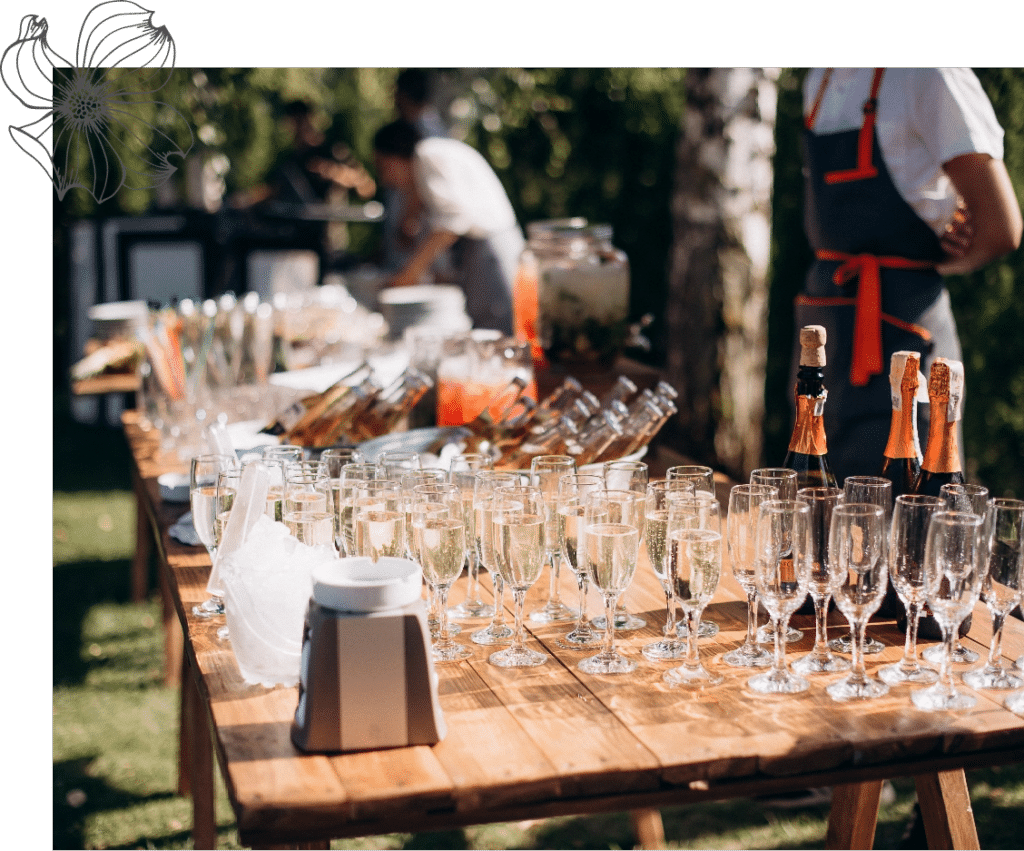 Wedding Catering Station